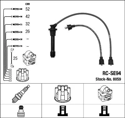 Ignition Cable Kit NGK 8059