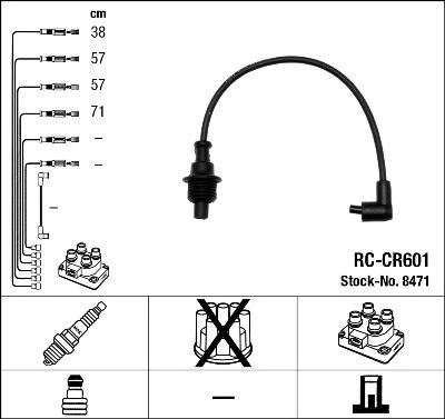 Ignition Cable Kit NGK 8471