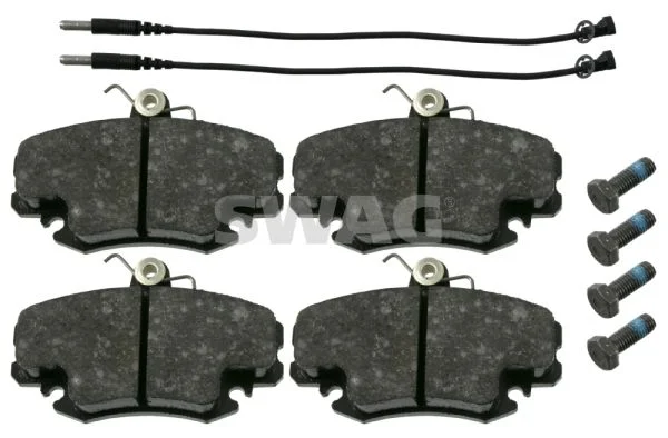 Conjunto de pastilhas de travão de disco SWAG 60 91 6191