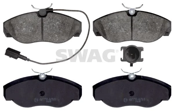 Conjunto de pastilhas de travão de disco SWAG 70 91 6391