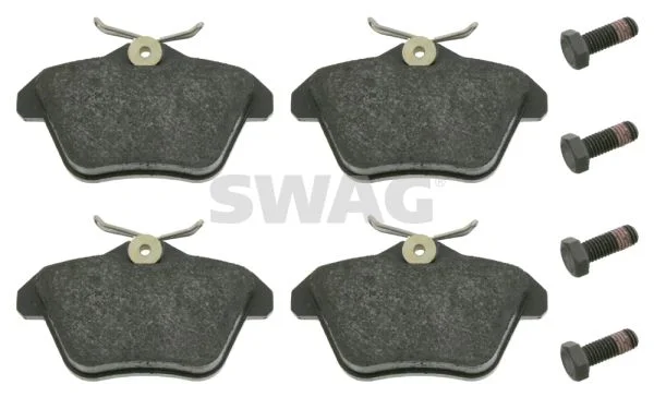 Brake Pad Set, disc brake SWAG 74 91 6245