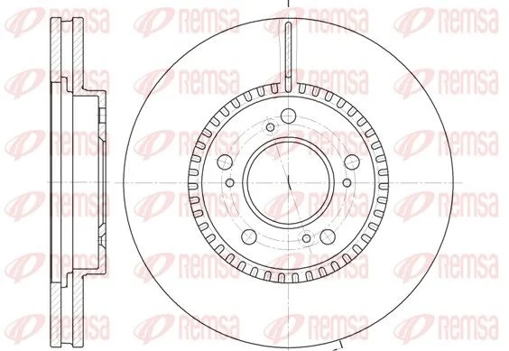 Brake Disc remsa 6938.10