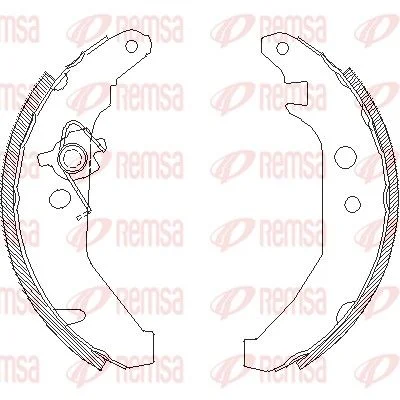 Brake Shoe REMSA 4185.00