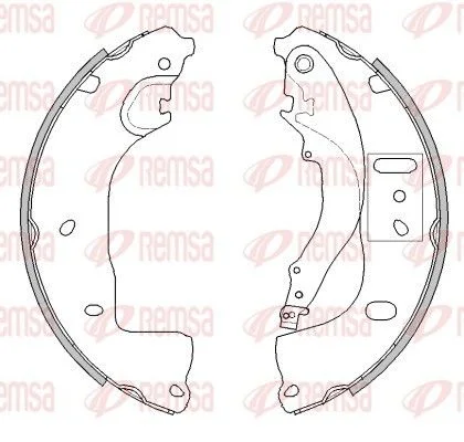 Brake Shoe REMSA 4539.00