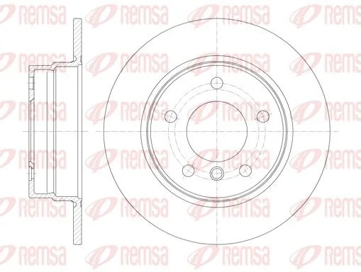 Brake Disc REMSA 61013.00