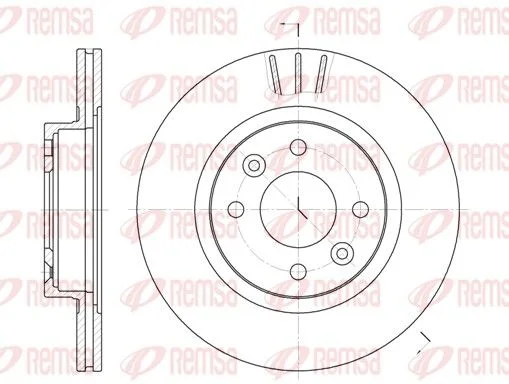 Brake Disc REMSA 6204.10