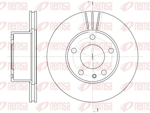Brake Disc REMSA 6298.10