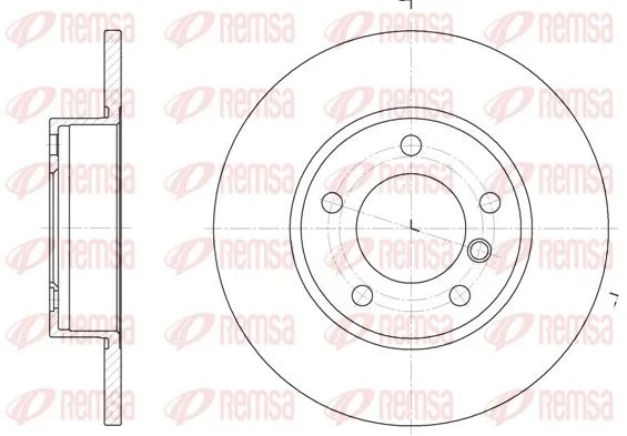 Brake Disc REMSA 6323.00