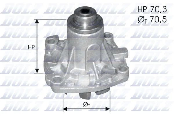Water Pump, engine cooling DOLZ A131ST