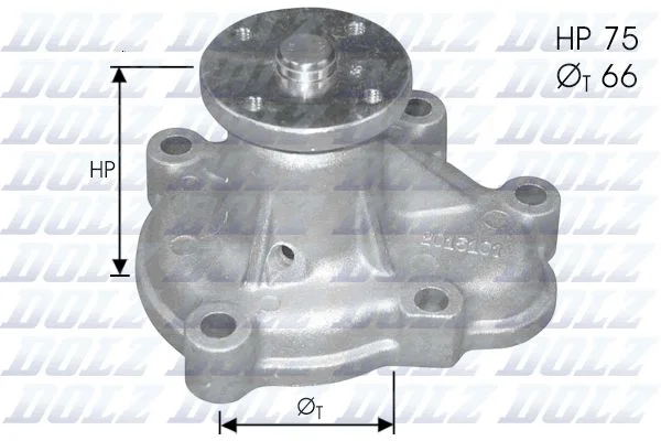Water Pump, engine cooling DOLZ O133