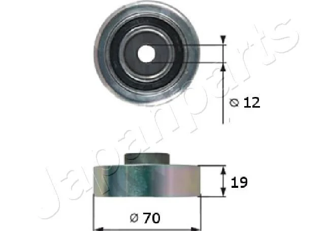 Polia de Desvio/Guia, correia do alternador JAPANPARTS RP-815
