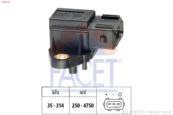 3925 facet 10.3116
