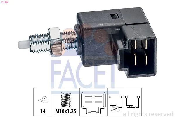 Stop Light Switch FACET 7.1294