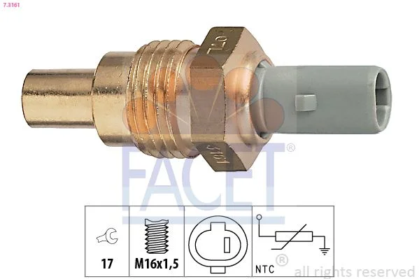 Sensor, coolant temperature facet 7.3161