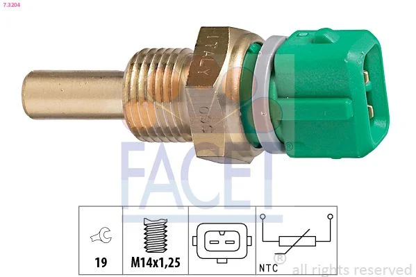 Sensor, coolant temperature facet 7.3204