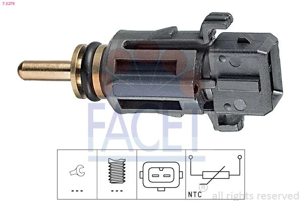 Sensor, coolant temperature facet 7.3279