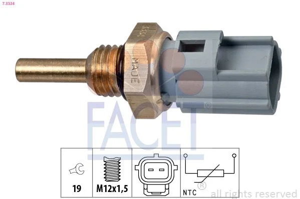 Sensor, coolant temperature facet 7.3334