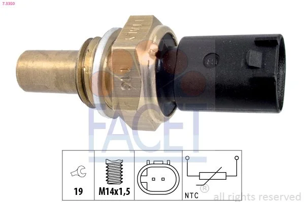 Sensor, oil temperature facet 7.3350