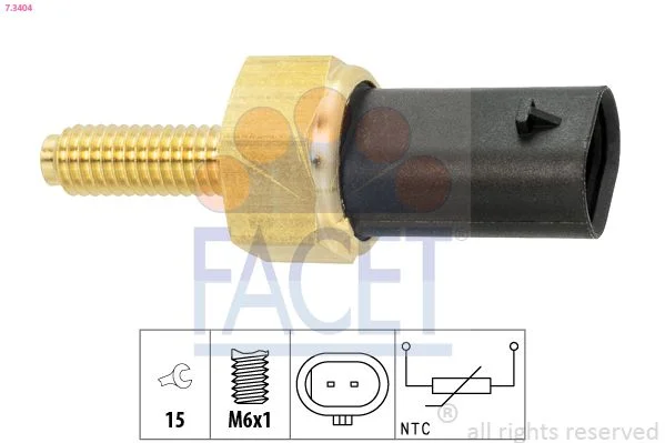 Sensor, coolant temperature facet 7.3404
