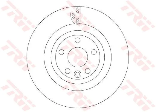 Brake Disc TRW DF6706S