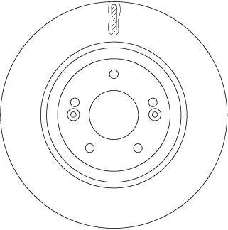 Brake Disc TRW DF7592