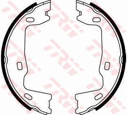 Conjunto de sapatas de travão, travão de estacionamento TRW GS8223