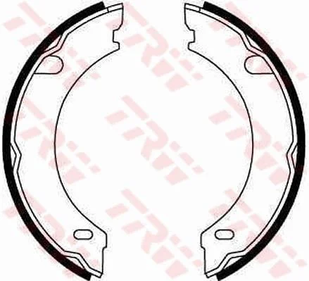 Conjunto de sapatas de travão, travão de estacionamento TRW GS8621