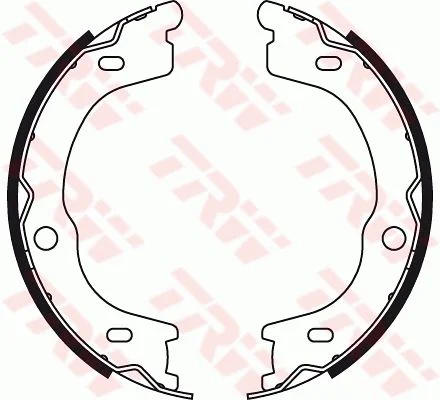 Brake Shoe Set, parking brake TRW GS8784