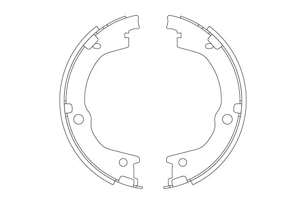 Brake Shoe Set, parking brake TRW GS8829