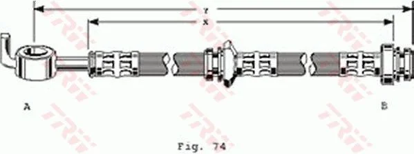 Tubo de Travão TRW PHD163