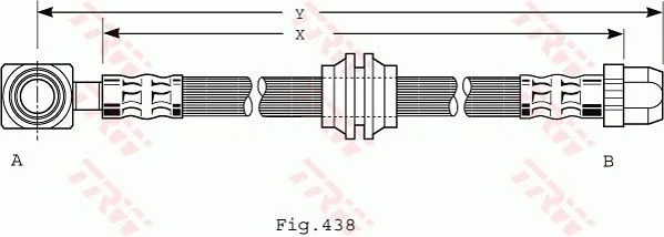 Brake Hose TRW PHD485