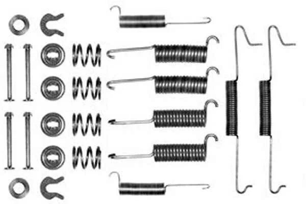 Kit de acessórios, sapatas de travão TRW SFK60