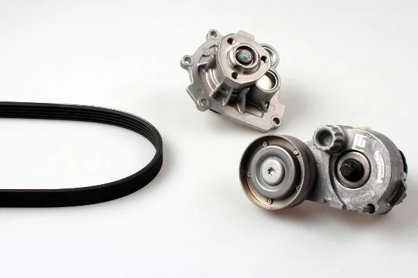 Water Pump + V-ribbed Belt Kit HEPU PK03631