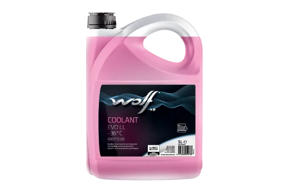 Antifreeze COOLANT EVO LL -36°C WOLF 1052661