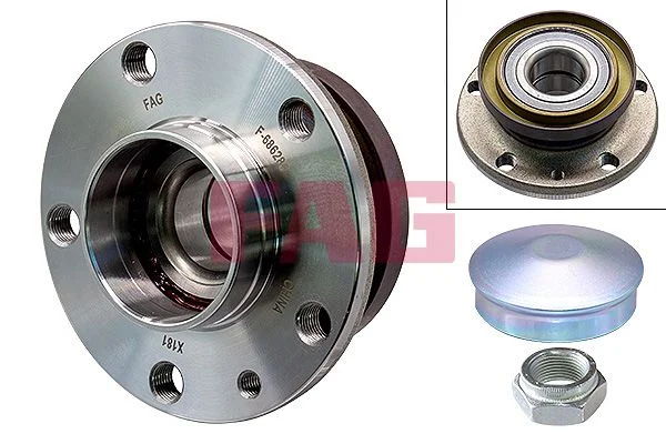 Kit de rolamentos de roda FAG 713 6063 40