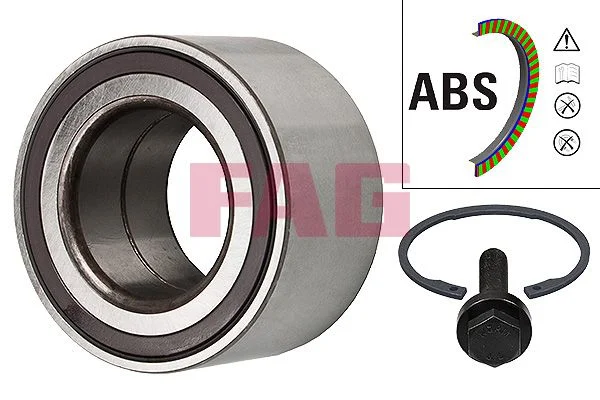 Kit de rolamentos de roda FAG 713 6109 30