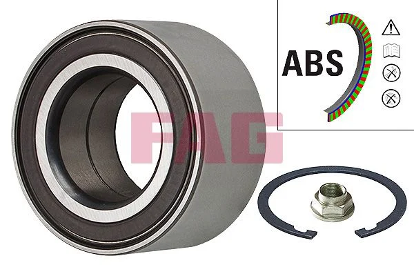 Kit de rolamentos de roda FAG 713 6157 30