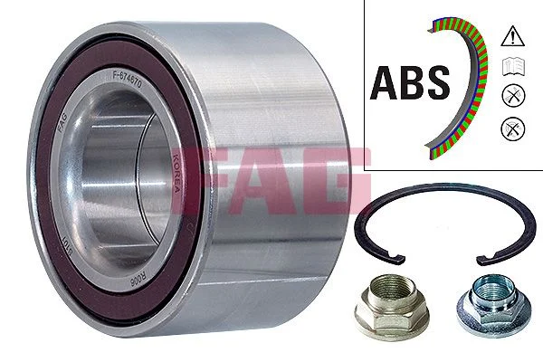 Kit de rolamentos de roda FAG 713 6157 40