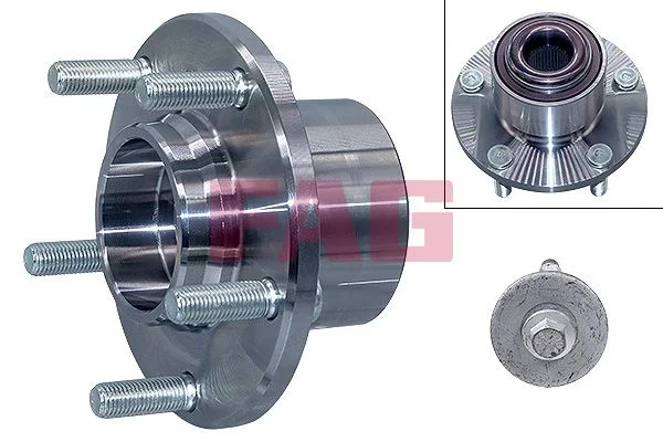 Kit de rolamentos de roda FAG 713 6157 60