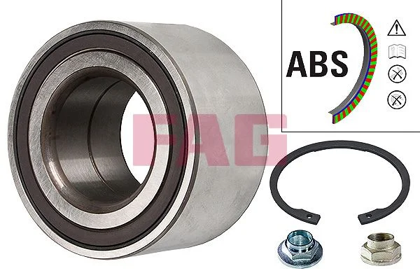 Kit de rolamentos de roda FAG 713 6158 00