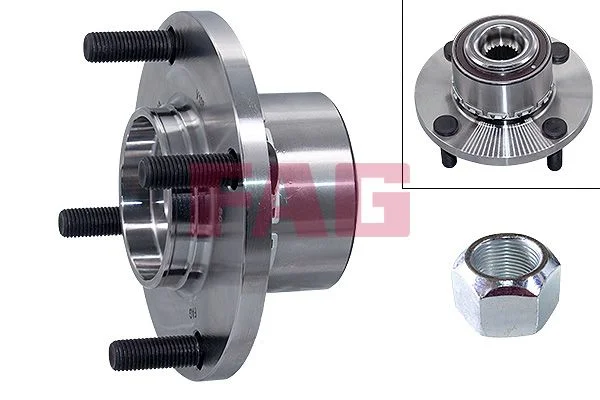 Kit de rolamentos de roda FAG 713 6197 70