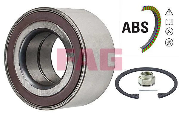 Kit de rolamentos de roda FAG 713 6449 70