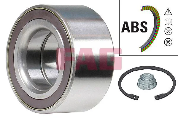 Kit de rolamentos de roda FAG 713 6495 80
