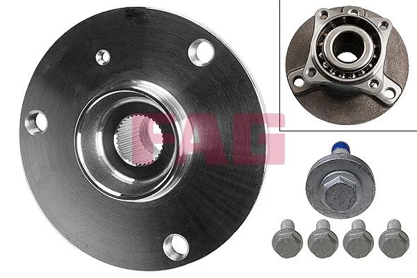 Kit de rolamentos de roda FAG 713 6610 10