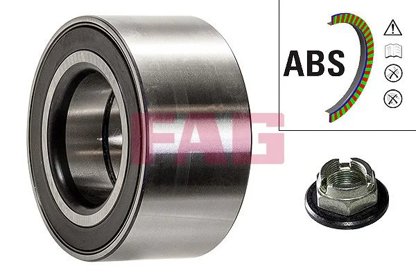 Kit de rolamentos de roda FAG 713 6784 10