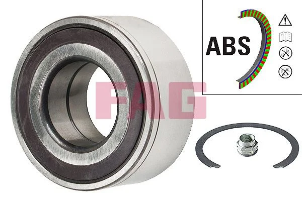 Kit de rolamentos de roda FAG 713 6907 50