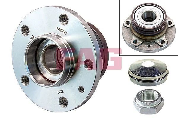 Kit de rolamentos de roda FAG 713 6909 90