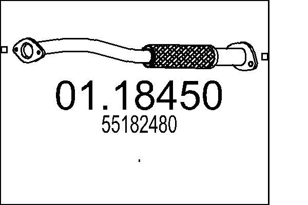 Exhaust Pipe MTS 01.18450