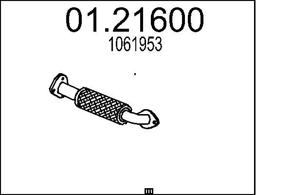 Tubo de Escape MTS 01.21600