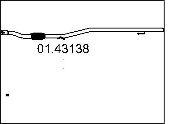 Exhaust Pipe MTS 01.43138